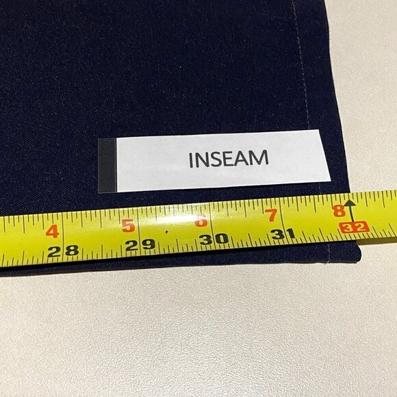 Gianfranco GF Ferre Mens Ittierre Navy Nylon Stretch Pants Sz 34 X 32 Golf Italy - Picture 10 of 11